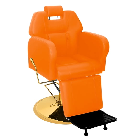 Baber Chair,Reclining Chair with Adjustable Headrest and Armrests,Hydraulic Professional Rolling Swivel Salon Chair,Heavy Duty Styling Chair for Babershop Hair Salon Stylist