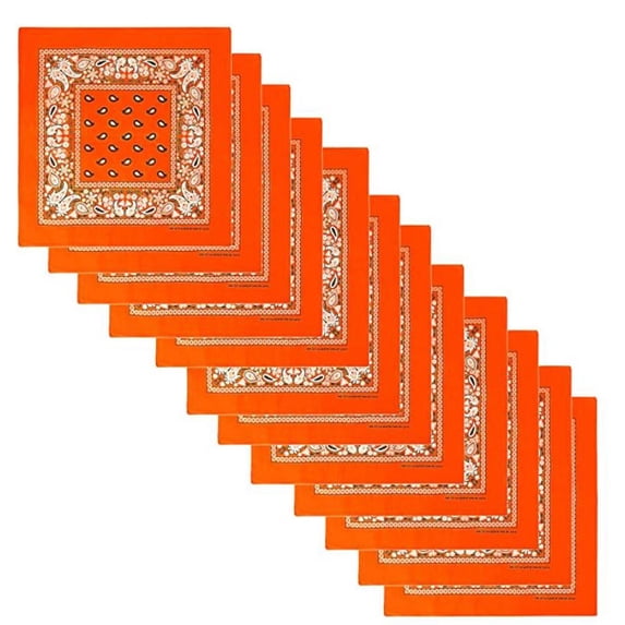 Baberdicy Bandana 12Pc Bandanas for Men And Women Fashion Bandana Soft And Durable Bandana Bandanas for Women One Size