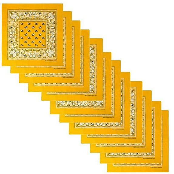 Baberdicy Bandana 12Pc Bandanas for Men And Women Fashion Bandana Soft And Durable Bandana Bandanas for Women One Size