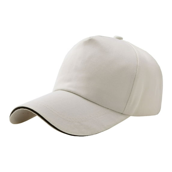 Baberdicy Baseball Cap Clearance!Men's And Women's Summer Fashion Casual Baseball Cap Peaked Cap for Running Workouts And Outdoor Activities All Seasons Beige
