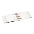 thumbnail image 1 of Baberdicy Belts for Women, Women Corset Belt Wide Leather Waist Belt for Daily Punk Dresses Chest Elastic Waistband Belt White, 1 of 5