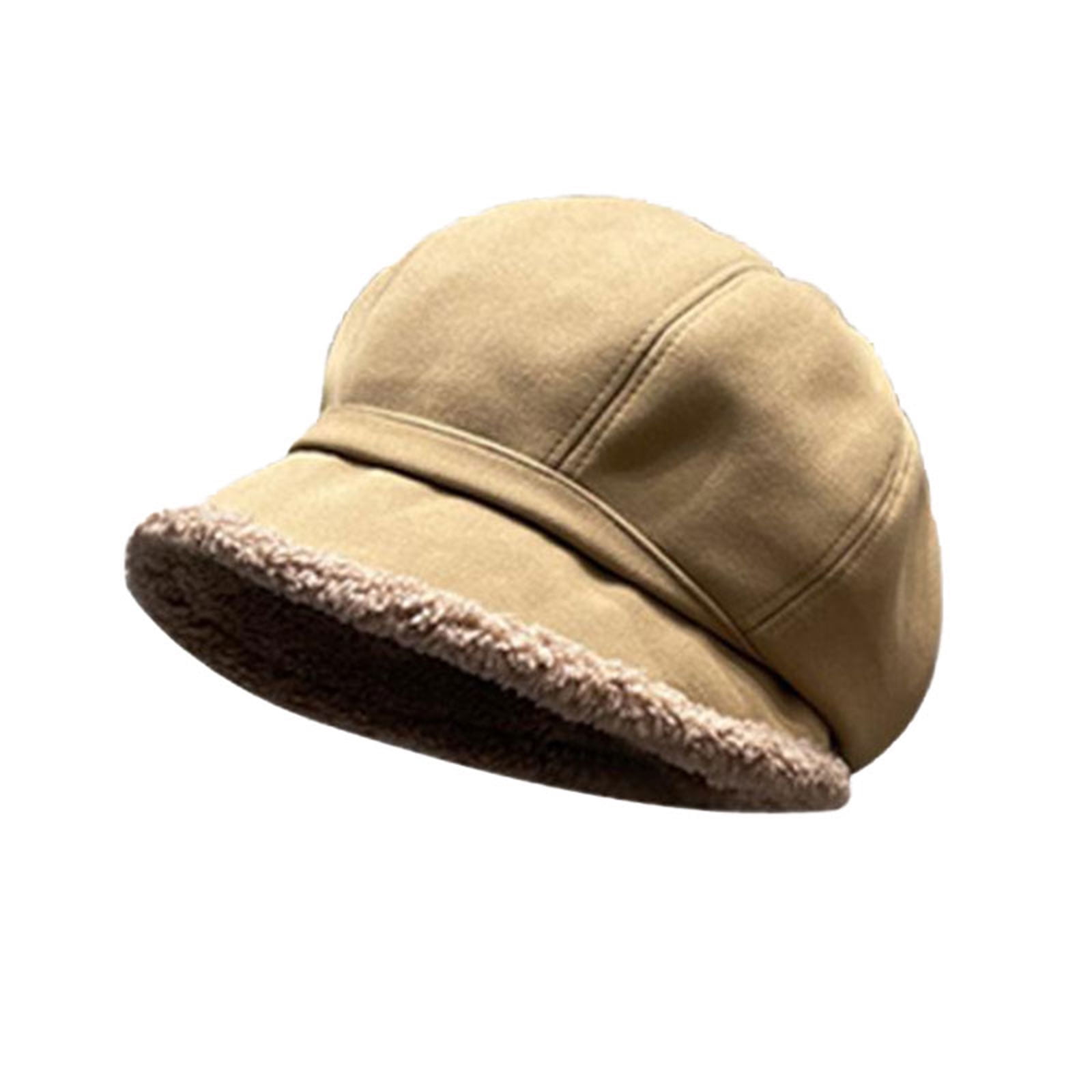 Baberdicy Beret Winter Hats for Men Women Fleece Lined Soft  display picture 1