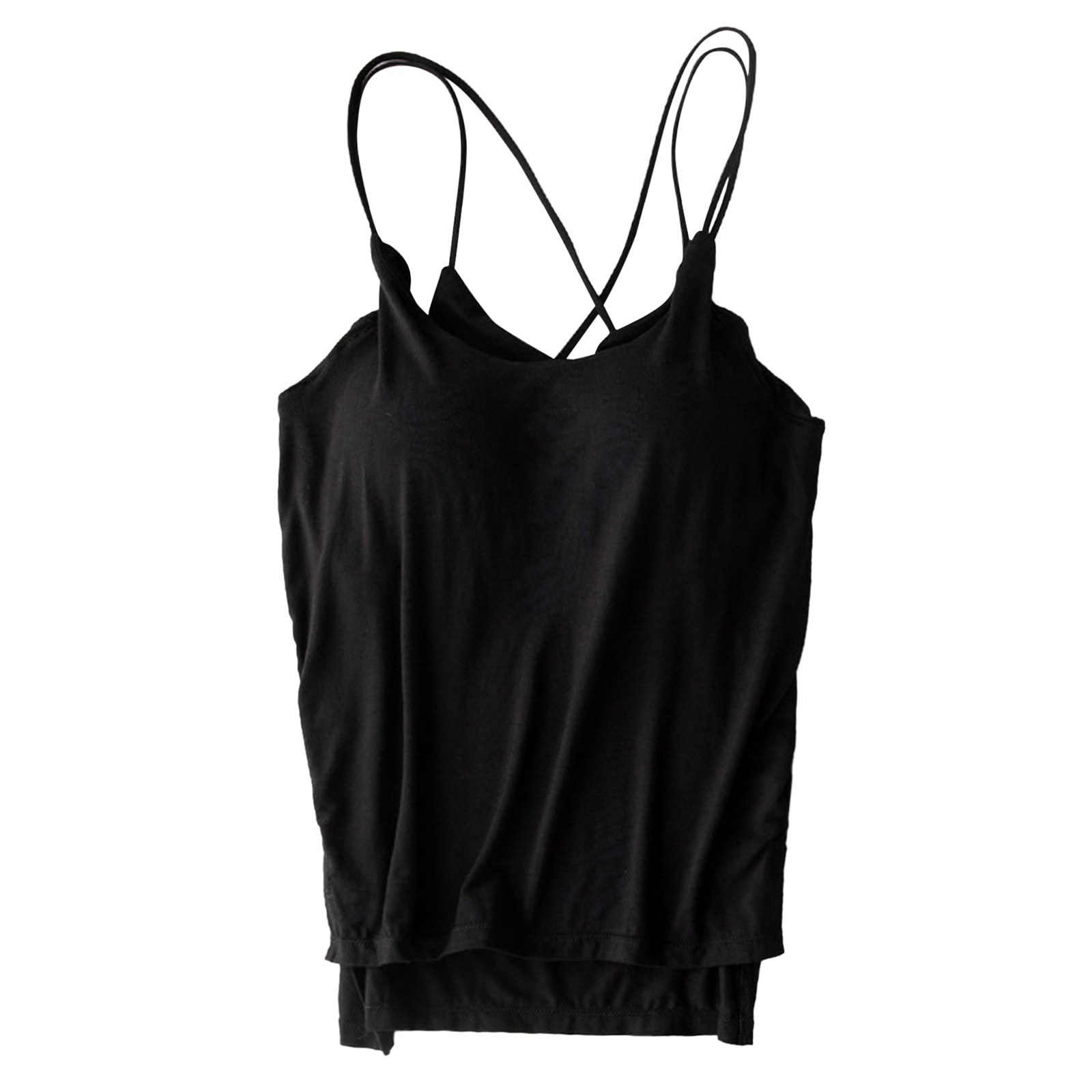 Baberdicy Camisole Top Clearance！Women's Solid Color V Neck Beauty Back ...