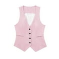 thumbnail image 1 of Baberdicy Cardigan Sweaters for Women Lightweight Women Linen Casual Vest Ladies Sleeveless V Neck Vests Single Breasted Tops Womens Blazer Red, 1 of 2