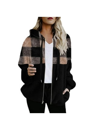Plaid fleece pullover shop