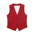 thumbnail image 1 of Baberdicy Cardigan Sweaters for Women Lightweight Women's Solid Casual Linen Blend Vest Jacket Womens Coats Red, 1 of 7