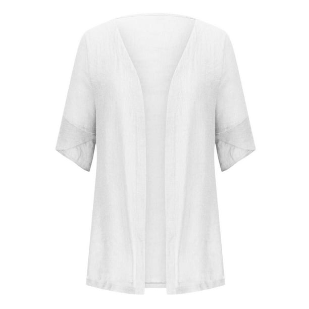 Thin white summer cardigan 2025