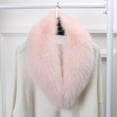 thumbnail image 1 of Baberdicy Colorful Faux Fur Scarf, Scarf Women's Faux Plush Collar Scarf Wrap Cold Winter Warmer Women's Neck Warmer Scarf Wrap, Pink, One Size, 1 of 5