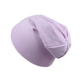 thumbnail image 1 of Baberdicy Cotton Skull Cap, Baby Hat Toddler Cotton Skull Cap – Stretchy Beanie for Boys 6-6 Months, Watermelon Red, One Size, 1 of 2