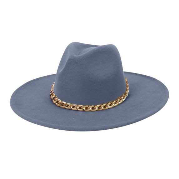 Baberdicy Cowboy Hat Fashionable Fedora Fedoras Men Wide for Women Dress Hat Women's And Hats Baseball Caps Cowboy Hats for Women Men One Size