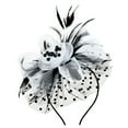 thumbnail image 1 of Baberdicy Fascinators Hats for Women Hat for Women Wedding Flower Cocktail Mesh Feathers Hair Clip Tea Party Headband, 1 of 7
