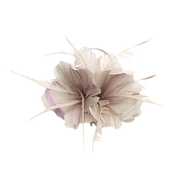 Baberdicy Fascinators Hats for Women Clearance!For Womens Flower Headband Cocktail Wedding Fascinators Hat Headband Hair Clips Hot Pink