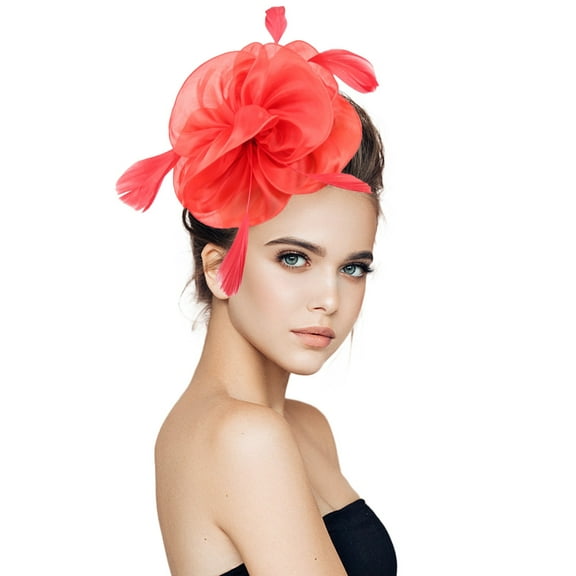 Baberdicy Fascinators Hats for Women Hats for Women Fascinators Womens Flower Hat for Tea Party Cocktail Wedding Church