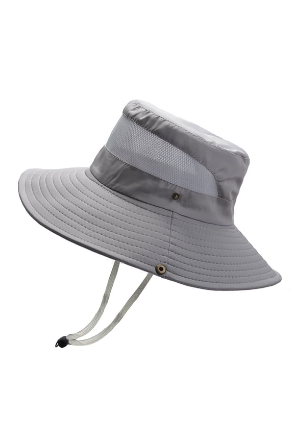 Fishing Hat Sun Cap Clearance Sales, Mens Outdoor Sun Protection Mesh Breathable Fisherman Cap Foldable Bucket Hat