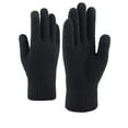 thumbnail image 1 of Baberdicy Gloves Knitted Winter Fall Warm Thickened Gloves and Men's Woolen Gloves Gloves for Cold Weather Black, 1 of 5