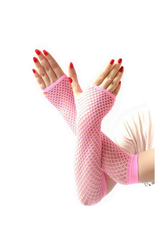 Gloves Ladies Girls Fingerless High Gloves Long Lace Elasticity Gloves