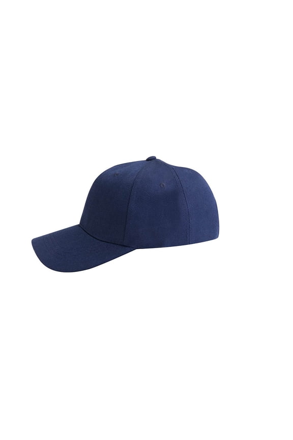 Men's Cotton Baseball Cap - Solid Color Lightweight - Outdoor Sun Hat - Adjustable Snapback - Breathable Design - Hat Cotton Light Board Solid Color Baseball Cap Men Cap Navy,One Size