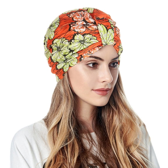 Baberdicy Hat Big Deal Women Knot Fashion Pleated Turban Cap Beanie Headwrap Sleep Hat Clearance!