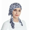 thumbnail image 1 of Baberdicy Hat Big Deal Womens Casual Printed Head Hat Cap Headwear Muslim Turban Cap Clearance!, 1 of 4