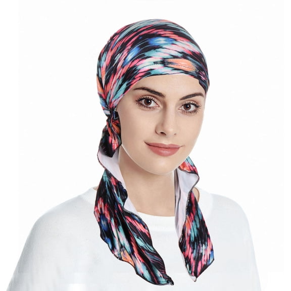 Baberdicy Hat Big Deal Womens Casual Printed Head Hat Cap Headwear Muslim Turban Cap Clearance!