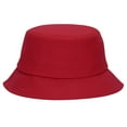 thumbnail image 1 of Baberdicy Hat Bucket Hat Cotton Fishing Brim Visor Men Sun Hunting Summer Camping Cap Bucket Hat Red, 1 of 2
