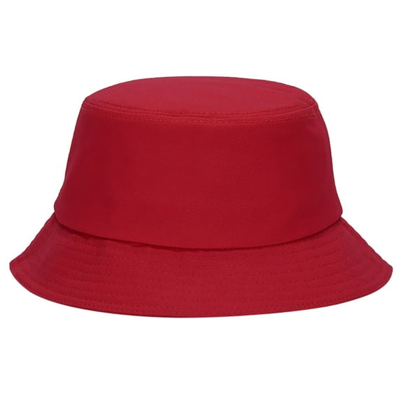 Baberdicy Hat Bucket Hat Cotton Fishing Brim Visor Men Sun Hunting Summer Camping Cap Bucket Hat Red