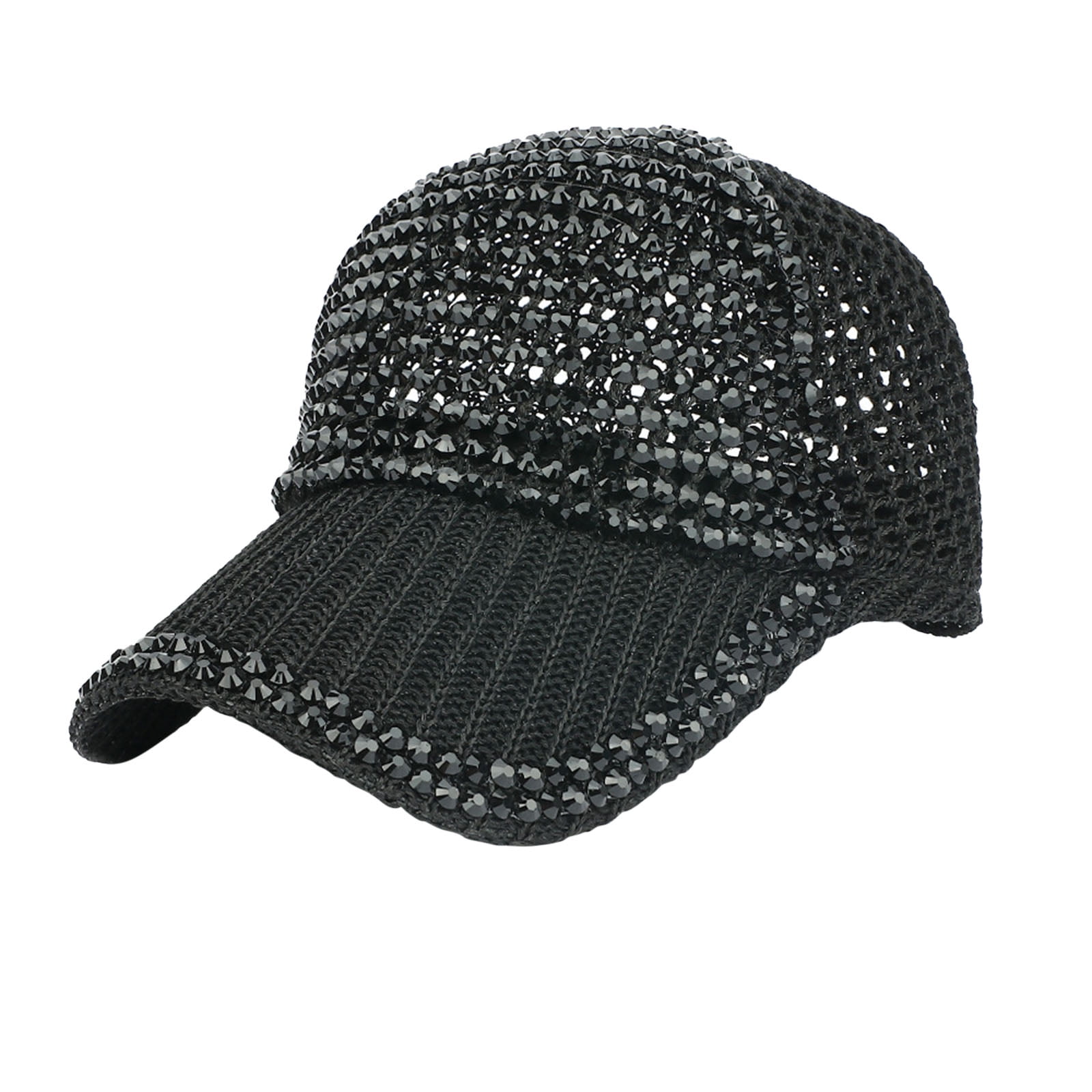 Baberdicy Hat Women Men Studded Rhinestone Crystals  display picture 2