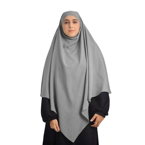 Baberdicy Head Wraps Turbans Color Pure Women's Long Islam Summer Muslim Headscarf Ventilative Muslim Clothes