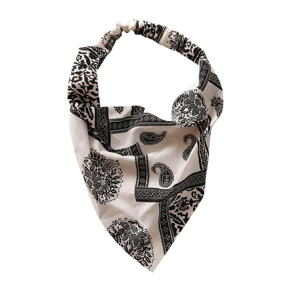 Baberdicy Head Wraps for Women's Hair Floral Hair Bandanas Head Kerchief Women Bandana Print Hair Scarf Triangle Hair Kerchief with Ties Head Scarf Headwraps