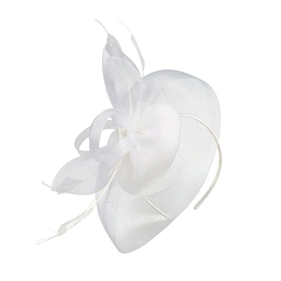 Baberdicy Head Wraps for Women's Hair 2024 Fascinator Hat Flower Feather Mesh Tea Party Hairband for Women Headwraps
