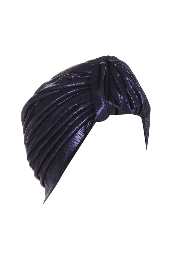 Head Wraps for Women's Hair Womens Fashion Elastic Solid Color Comfortable Cap Beaded Soft Large Cap for Women Headwraps Navy