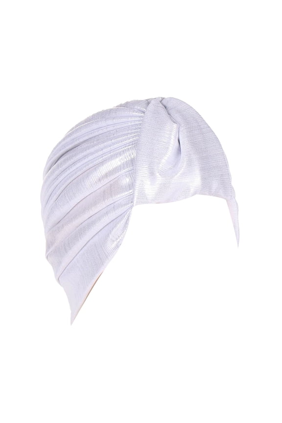 Head Wraps for Women's Hair Womens Fashion Elastic Solid Color Comfortable Cap Beaded Soft Large Cap for Women Headwraps White