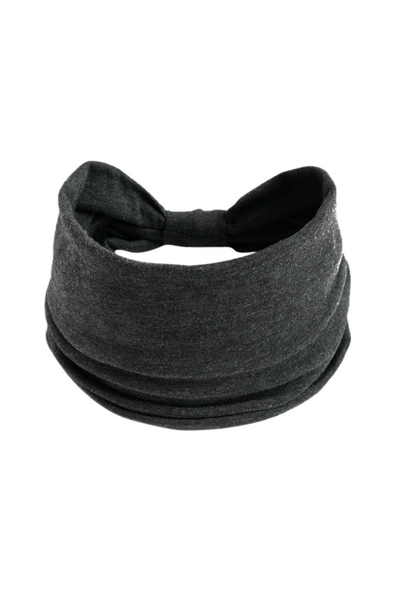 Clearance! Baberdicy Wide Elastic Headband Hair Headband Ladies Yoga Hijab Exercise Wicking Headband Elastic Non-Slip Headband Knotted Running Sports Headband D