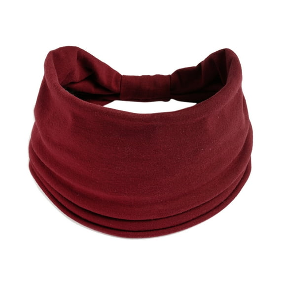 Baberdicy Headbands for Women Clearance!Elastic Hair Elastic Headband Running Wicking Yoga Non-Slip Headband Sports Headband Headband Exercise Ladies Knotted Wide Hijab Headband Hippie N