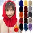 thumbnail image 1 of Baberdicy Headwear Balaclava Ski Mask for Men And Women, Windproof Knitted Hat Neck Gaiter Combo, Cold Weather Outdoor Sports Purple Universal Fit, 1 of 5