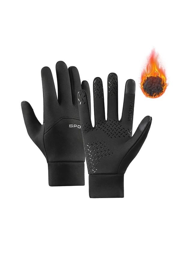 Heated Gloves, Usb Rechargeable Warm Gloves, Electric Heating Full Finger Gloves, Heated Gloves for Men Women, Hiking, Driving, Extreme Cold Relief, Tech Gifts ( Black)
