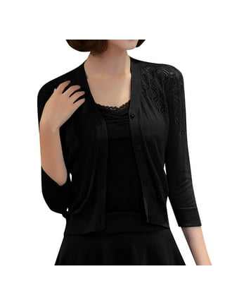 Black Knit Cardigans