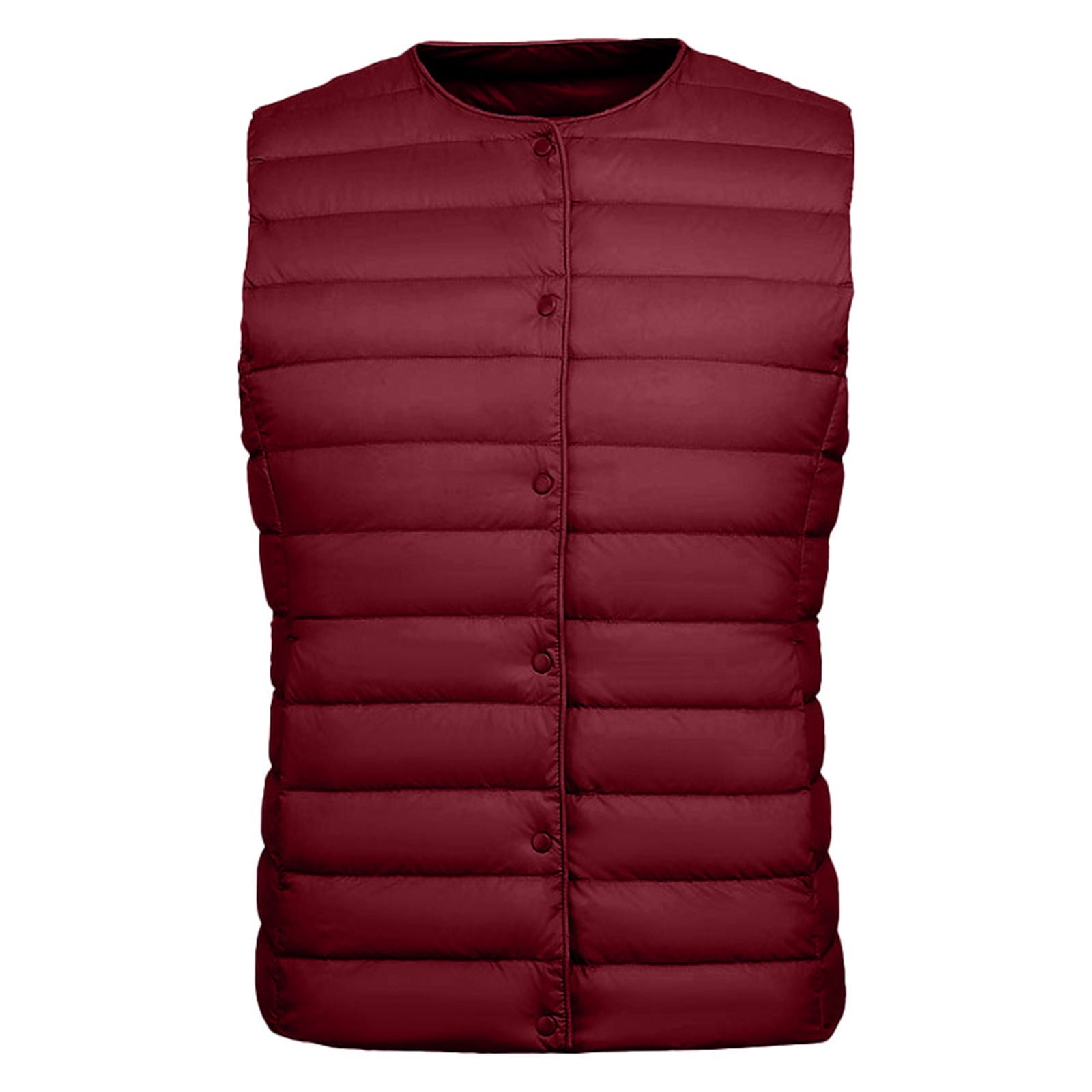 Collarless puffer vest hotsell