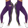 thumbnail image 1 of Baberdicy Leggings for Women, Women's Mardi Leggings Stretchy Graphic Printed Fancy Workout Yoga Stretchy Pants Legging Pants, 1 of 5