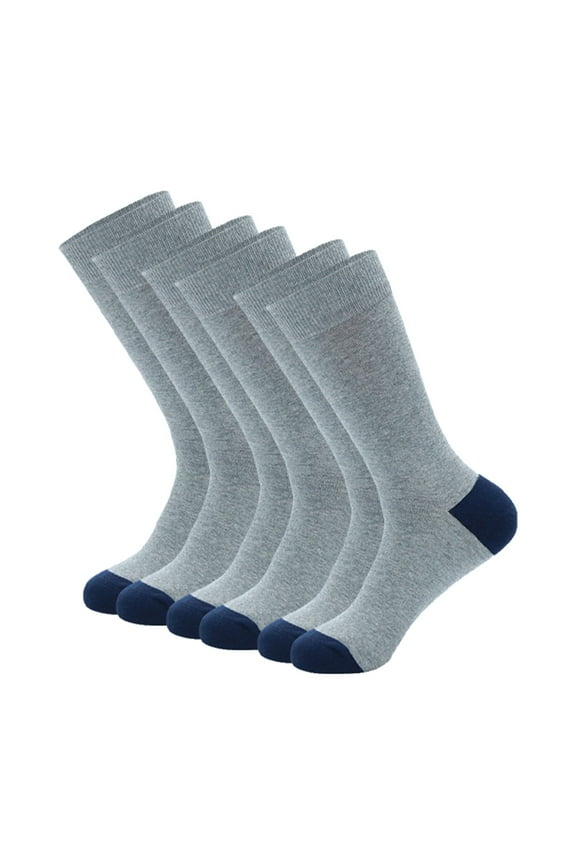 Men's Socks 3-Pack - Dri-Tech Crew Length - Breathable Casual Athletic - Moisture Wicking - Multi-Pack Deal - 3 Pairs of Men's Casual Dri Tech Control Crew Socks Grey,One Size