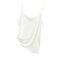 thumbnail image 1 of Baberdicy Modal Slip Dress with V-Neck - Women's Summer Seamless Layering Tank, Stretchy Slimming Basic Sleeveless Undershirt (White | L), 1 of 7