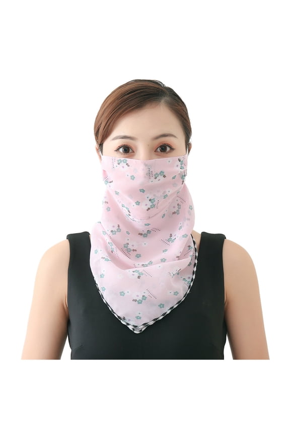 Neck Scarf Big Deal Women Sun Protection Print Scarf Dustproof Neck Scarf Masks Clearance!