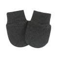 thumbnail image 1 of Baberdicy Baby Mittens Set - Scratch-Free Cotton - Infant Gloves 0-6 Months - Unisex Protection - Soft Comfort - Newborn Baby Mittens Infant Toddler Gloves No Scratch Dark Gray,One Size, 1 of 2