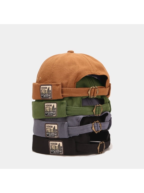 Patchwork Newsboy Cap – Cotton Tweed, 8-Panel, Elastic Back | Streetwear, Bar, Concert | , One Size,Mint Fits All – Gift Ready