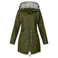 thumbnail image 1 of Baberdicy Plus Size Tops Rain Jacket Women's Breathable 5Xl Large Sizes Raincoat Black Softshell Jacket Yellow Outdoor Jacket Transition Jacket Lightweight Jacket with Hood for Spring Autumn Hik, 1 of 4