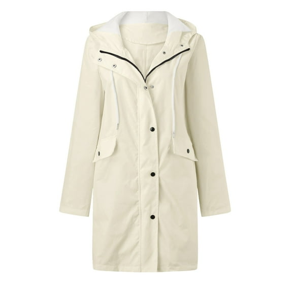 Baberdicy Plus Size Tops Rain Jacket Women's Breathable Large Sizes Raincoat Black Softshell Jacket Yellow Outdoor Jacket Transition Jacket Lightweight Jacket with Hood for Spring Autumn Hik