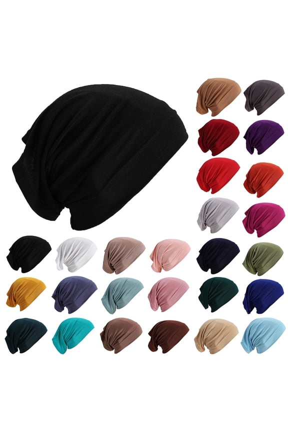Pre-Tied Head Scarf – Chemo Turban, Bamboo Fiber, Ultra-Soft | Sleep, Hospital, Hijab Base | , One Size,Brown Fits All – Gift Ready