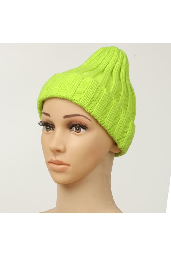 Roll Brim Beanie, Winter Hat Unisex Cuffed Beanie – Soft Knit for Ski, Travel & Winter Walks | Fleece Lined | 2 Colors, G, One Size