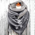 thumbnail image 1 of Baberdicy Scarf Big Deal Women Colorful Dandelion Print Cotton Winter Warm Button Up Scarf Clearance!, 1 of 3