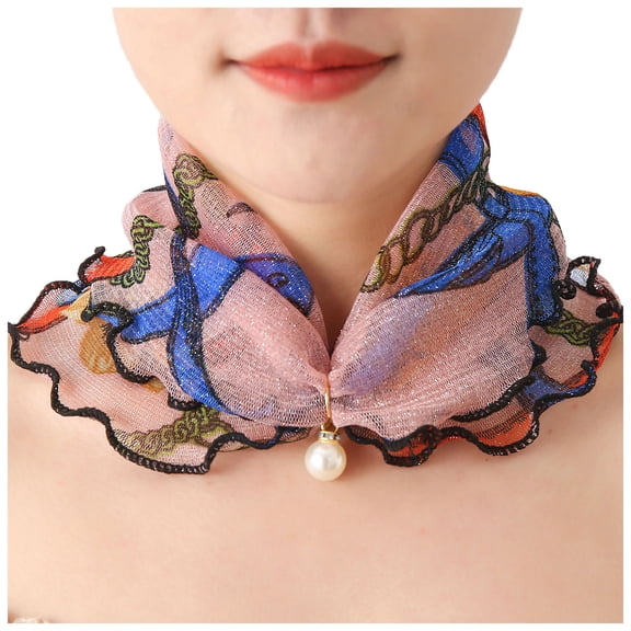 Baberdicy Scarf Summer Spring Proof Thin Women's Neck Scarf Headband Sun Scarf Scarf for Women
